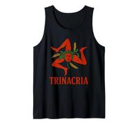 Trinacria Symbol of Sicily - Sicilian Mediterranean Souvenir Tank Top