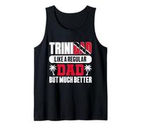 Trini Dad Like A Normal Dad Father Trinidadian Father's Day Tank Top