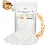 TRINIDa Soy Wax for Candle Making, SoyPRO Candle Wax Pellets, 100% Soy Wax Supplies of Candle Making for Adults and Beginners, Premium Pure Natural (500g)