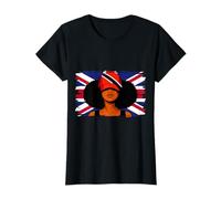 Trinidad Britain Flags Women Roots British Trini Heritage T-Shirt