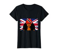 Trinidad Britain Flags Women Roots British Trini Heritage T-Shirt