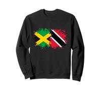Trinidad & Jamaica Together, Half Trini, Half Jamaican Sweatshirt
