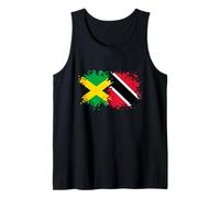 Trinidad & Jamaica Together, Half Trini, Half Jamaican Tank Top
