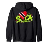 Trinidad Soca Party Caribbean Zip Hoodie
