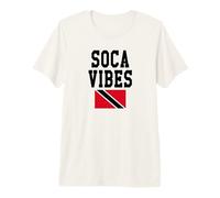 Trinidad Soca Vibes West Indian Carnival Trini Flag Premium T-Shirt
