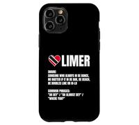 Trinidad Tobago Limer Word Def Heart Flag Caribbean Pride Case for iPhone 11 Pro
