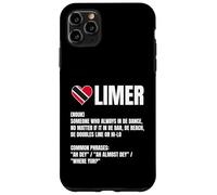 Trinidad Tobago Limer Word Def Heart Flag Caribbean Pride Case for iPhone 11 Pro Max