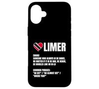 Trinidad Tobago Limer Word Def Heart Flag Caribbean Pride Case for iPhone 16 Plus