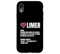 Trinidad Tobago Limer Word Def Heart Flag Caribbean Pride Case for iPhone XR