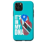 Trinidadian And Boricua Mix DNA Flag Heritage Case for iPhone 11 Pro