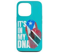 Trinidadian And Boricua Mix DNA Flag Heritage Case for iPhone 13 Pro