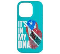 Trinidadian And Boricua Mix DNA Flag Heritage Case for iPhone 14 Pro