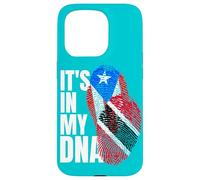 Trinidadian And Boricua Mix DNA Flag Heritage Case for iPhone 15 Pro