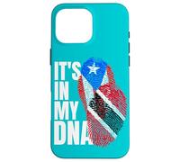 Trinidadian And Boricua Mix DNA Flag Heritage Case for iPhone 16 Pro Max