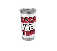 Trinidadian Trini Design for a Soca Dancer Stainless Steel Insulated Tumbler