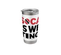 Trinidadian Trini Design for a Soca Dancer Stainless Steel Insulated Tumbler