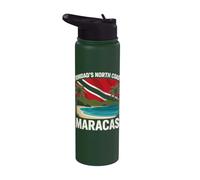 Trinidad's North Coast Maracas Bay Caribbean Travel Pride Stainless Steel Insulated Water Bottle