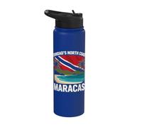Trinidad's North Coast Maracas Bay Caribbean Travel Pride Stainless Steel Insulated Water Bottle