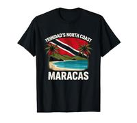 Trinidad's North Coast Maracas Bay Caribbean Travel Pride Value Graphic T-Shirt