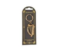 Trinity College Dublin Long Room Collection Brian Boru Harp Gold Keyring