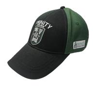 Trinity College Dublin Official Merchandise Black And Bottle Green Baseball Cap