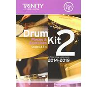 Trinity College London Drum Kit 2014-2019 Book 2 Grades 3 & 4 (With Free Audio CD): Percussion Teaching Material
