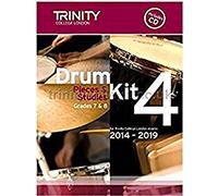 Trinity College London: Drum Kit 4 (Grades 7 & 8) With CD 2014-2019. Sheet Music for Drums