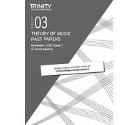 Trinity College London Theory of Music Past Papers (Nov 2018) Grade 3