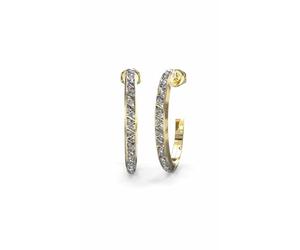 Trinity Gold Hoop Earrings by Guess