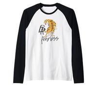 Trinity Love Clothing Co. BA Fearless Inspired Tiger Tattoo Raglan Baseball Tee