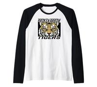 Trinity Love Clothing Co. Broken Arrow Tiger Eyes Raglan Baseball Tee