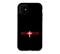Trinity Love Clothing Co. Simple Gospel message Jesus Saves Case for iPhone 11