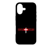 Trinity Love Clothing Co. Simple Gospel message Jesus Saves Case for iPhone 17