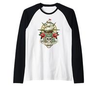 Trinity Love Clothing Co. Stay The Course Tattoo Skull Ship Raglan Baseball Tee