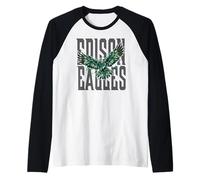 Trinity Love Clothing Co. Tulsa Edison Eagles War Cry Grey Raglan Baseball Tee