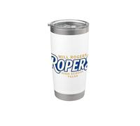 Trinity Love Clothing Co. Tulsa Rogers Ropers Script Stainless Steel Insulated Tumbler