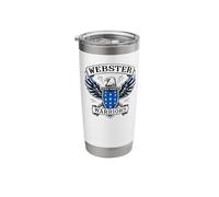 Trinity Love Clothing Co.Tulsa Webster Warrior Crest Design Stainless Steel Insulated Tumbler