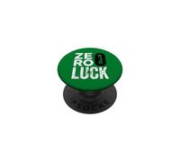 Trinity Love Clothing Co. Zero Luck Black Kat design PopSockets Adhesive PopGrip