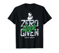 Trinity Love Clothing Co. Zero Luck Given Full Value Graphic T-Shirt, Men, Black, L
