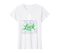 Trinity Love Clothing Co. Zero Luck Given Full Value Graphic T-Shirt, Women, White, L