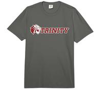 Trinity University Tigers Horizontal Logo Comfort Colors Adult Heavyweight T-Shirt