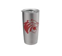 Trinity University Tigers Mascot Head Lee Roy Stainless Steel Insulated Tumbler