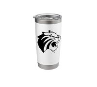 Trinity University Tigers Mascot Head Lee Roy Stainless Steel Insulated Tumbler