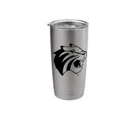 Trinity University Tigers Mascot Head Lee Roy Stainless Steel Insulated Tumbler