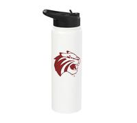 Trinity University Tigers Mascot Head Lee Roy Stainless Steel Insulated Water Bottle