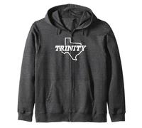 Trinity University Tigers State of Texas Logo Zip Hoodie