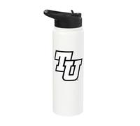 Trinity University Tigers TU Monogram Stainless Steel Insulated Water Bottle