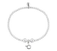 TRINK Brand Taurus Zodiac Astrological Star Sign Sterling Silver Birthday Beaded Charm Bracelet