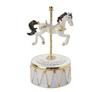 Trinket Box - Musical Carousel Horse - Blue Treasured Trinkets Multi One Size