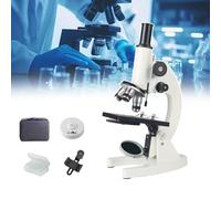 Trinocular Compound Lab Microscope, Soldering Microscope With Mobile Phone Holder, 640X Magnification, Mechanical Stage, Ultra-Precise Focusing,A